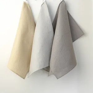 Linen/Cotton Comfortable Eco-Friendly Premium Woven Towels For Kitchen Ultra Soft Environment Safe Hole Sale