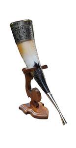 Viking Drinking Classic Cuerno medieval Eventos históricos Caballeros Cosplay Perfecto y celebraciones y bebida histórica - Product Image 2