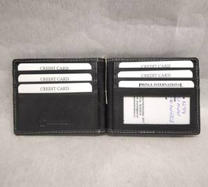 Portefeuille pour homme 2026 en cuir avec blocage RFID, minimaliste, simple, pince à billets, porte-cartes d'identité, vente en gros, exportateur en vrac, ouvert, Inde - Product Image 4