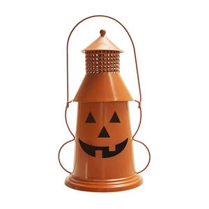 Lanterne en métal Lot de 3 décorations de maison pour Noël et Halloween Lanternes en fer fabriquées par un fournisseur en gros - Product Image 5