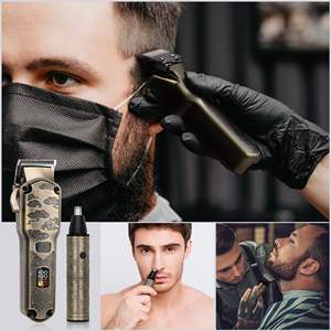 Tondeuse Électrique Professionnelle Sans Fil pour Nez et Corps, Étanche IPX7, Kit de Tondeuse et de Coupe Cheveux avec Manuel d'Utilisation en Français, Cadeau - Product Image 1