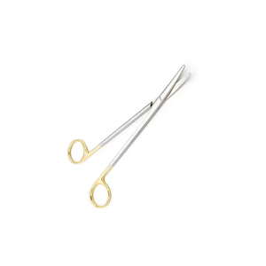 Tijeras T.C. con Mango Dorado - Herramienta Quirúrgica Dental Profesional - Product Image 2