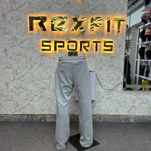 Top Sale Fresh Material <b>Men's</b> Casual Sweatpants Wholesale <b>Thermal</b> Fleece Lined Joggers Winter Thick Woolen <b>Pants</b> Mid Flat - Product Image 2