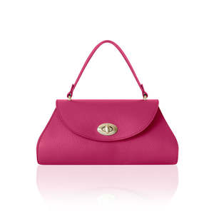 Sac à main en cuir italien fait main avec rabat incurvé et bandoulière - PM631 - Product Image 5