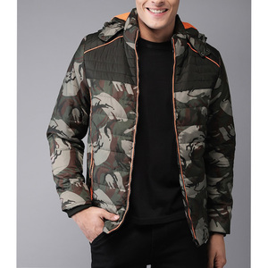 Latest Arrival Hot Selling Winter Jackets Men Printed Hoodie Puffer <b>Bubble</b> <b>Coats</b> Stylish Parka Softshell Jacket Waterproof - Product Image 5