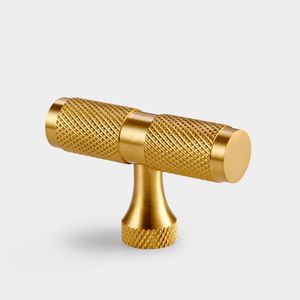 Popular Design T bar Solid Brass Door <b>Knobs</b> <b>for</b> Home <b>Dresser</b> Door Cabinet Furniture Decorative Kitchen Wardrobe Handle <b>Knobs</b> - Product Image 6