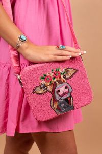 Sacs à main carrés en perles brodées de style bohème UNIQUE, design fantaisie, doublure en gros - Product Image 5