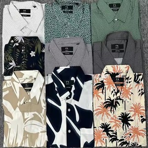 OEM/ODM personalizado de manga corta vacaciones Tropical Resort Floral Aloha impreso Casual mujeres playa camisas hawaianas para hombres lote de existencias - Product Image 2