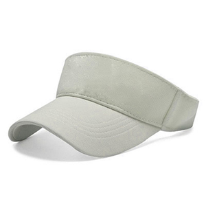 Visera de Sol Bordada con MOQ Bajo, Gorra de Visera de Algodón para Deportes al Aire Libre, Playa, Correr, Golf, para Hombres y Mujeres, Visera Ajustable en Contraste - Product Image 2