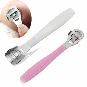 Pédicure Spa pieds callosités dissolvant callosités rasoir | Instruments de Spa en acier inoxydable râpe dissolvant callosités coupe-callosités Logo personnalisé - Product Image 6