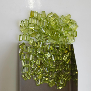 Peridoto Natural de 5x3 mm, Corte Octogonal, Piedra Preciosa Suelta de la Mejor Calidad para la Fabricación de Joyas - Product Image 4