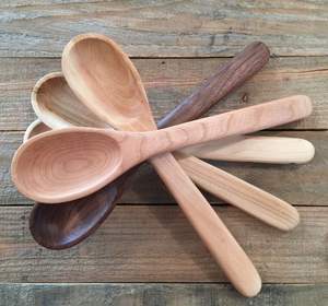 Cucharas de madera hechas a mano Artisan Grove de alta calidad-Cucharas de madera Premium para chefs exigentes - Product Image 4