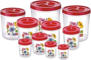 Contenedor Redondo Moderno para Almacenamiento de Alimentos, de PP Ecológico de Buena Calidad, Juego de 10 Piezas - Product Image 2