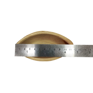 Cuenco para servir de cerámica y porcelana en forma de barco de 4,5 "x 2,5" de alta calidad, poco profundo, 1,7 cm de profundidad, uso desechable para cocina y restaurante - Product Image 2