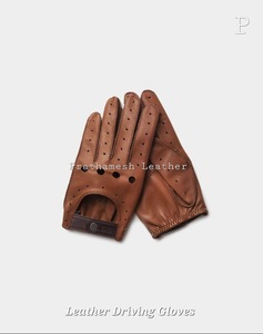 Gants de conduite en cuir classiques Gants de style confortable de qualité supérieure pour hommes Gants de conduite souples en plein air Utilisation quotidienne parfaite - Product Image 4
