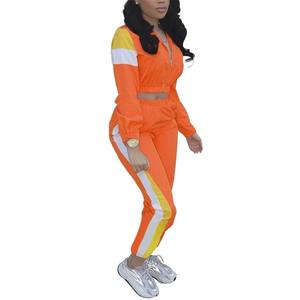 Custom <b>Top</b> and Jogger Wholesale Blank Customize Private Label <b>Women</b> Clothing Pain Solid Sweatsuits <b>Womens</b> High Custom Tracksuit - Product Image 4