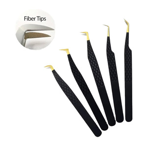 แหนบต่อขนตาสแตนเลสแบบมืออาชีพ พิมพ์โลโก้ 45/75/90 องศา จับแน่นแบบนาโน รับผลิตแบรนด์ส่วนตัว - Product Image 1