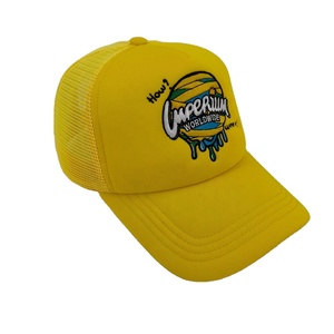 หมวกคนขับรถบรรทุกทำจากโฟมตาข่าย5แผงโลโก้ออกแบบได้ตามที่ต้องการ3D ผ้าใบลายปักโลโก้ได้ตามต้องการ - Product Image 3