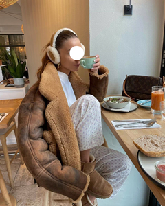 Nouvelles vestes matelassées légères pour femmes, style tendance, logo personnalisé, col montant, cuir de mouton, doublure en coton imprimé brut - Product Image 5