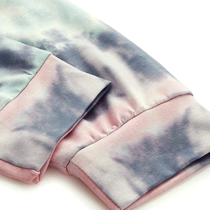 Sweat à capuche en coton de haute qualité pour femmes, manches longues, logo personnalisé, impression numérique, design tricoté décontracté pour l'hiver - Product Image 5