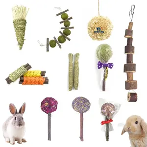 New Designs Seagrass rabbit toys Natural eco-friendly parrot nets Pet Chew toys made in Vietnam for Wholesale