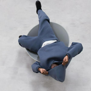 Conjunto Deportivo de Pantalones y Sudadera con Capucha Holgada y Transpirable de Algodón 100% para Hombre, Estilo Casual de Otoño, Personalizado OEM, Venta al por Mayor en EE. UU., Tejido de Rizo - Product Image 5