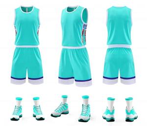 Ensemble de maillots de basket-ball pour hommes, personnalisés, confortables, à séchage rapide, en stock, design, uniforme de basket-ball - Product Image 1