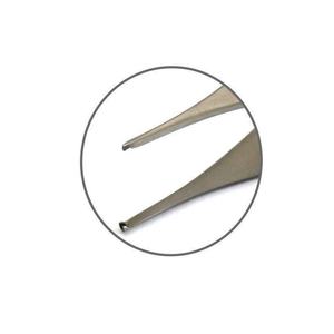 Pince micro-tissulaire chirurgicale manuelle réutilisable en acier inoxydable de qualité supérieure, 18 cm, 1x2 dents, certifiée CE, pour hôpital - Product Image 6