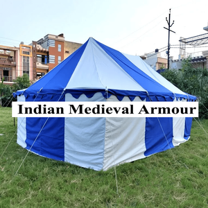 Carpa Medieval Portátil para Tres Estaciones con Estacas Hexagonales/Diamante, Forma Redonda, Gran Espacio - Product Image 6