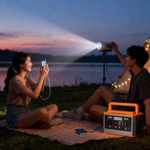 Generador solar portátil de uso doméstico 500W 499.5Wh Estación de energía portátil de onda sinusoidal pura Suministro eléctrico de emergencia - Product Image 5