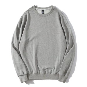 Pull-over à col rond unisexe 300gsm en coton et polyester Sweatshirts vierges de grande taille avec logo personnalisé - Product Image 1