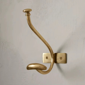 Antique Rustic Cast Aluminum Wall Hook For Farmhouse Country Inspired Homes With Durable Functional And Decorative Appeal - Product Image 1