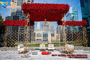 Espejo de tema mágico de boda moderno Mandap Espejo majestuoso Mandap para Bodas de Canadá Espejo moderno Mandap para bodas - Product Image 2