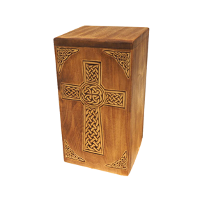 Vietnam-Made CNC Wood Cremation Urn <b>for</b> Human <b>Ash</b> Elegant Wooden Pet <b>Casket</b> with Unique Pattern Religious Urn - Product Image 3