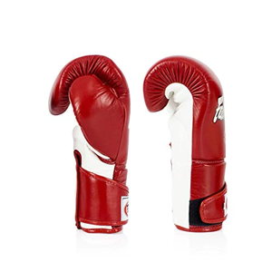 Guantes de boxeo profesionales MMA Cuero PU personalizado con cierre y logotipos Tamaños disponibles 10oz 12oz 14oz 16oz - Product Image 4