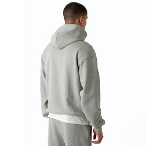 Sweat-shirts en molleton de coton d'hiver de haute qualité, sans cordon, logo personnalisé, grande taille, surdimensionnés pour hommes - Product Image 6