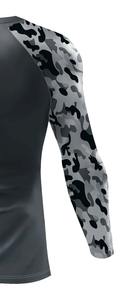 Vêtements de sport en gros OEM pour hommes adultes, rashguards à manches longues, respirants et à séchage rapide, personnalisables en spandex/polyester - Product Image 3