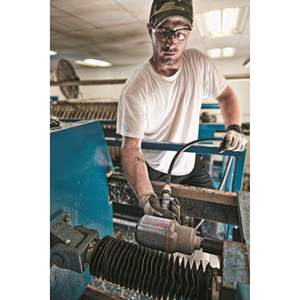 Clé à chocs silencieuse à air comprimé 1300 Ft-lbs, couple de dénudage de écrous, enclume à double goupille, poignée pistolet, boîtier en titane, personnalisable OEM - Product Image 2