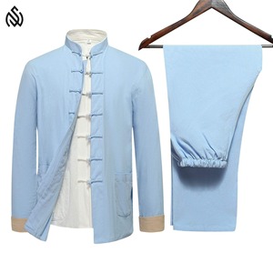 ชุดกังฟูผ้านิ่มจูจุสึชุดกิโมโนศิลปะการต่อสู้เลือกขนาดได้สำหรับผู้ใหญ่ - Product Image 1