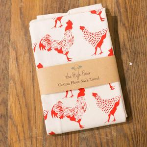 Serviette accrocheuse de cuisine décorative en coton organique 100% lavable pour l'extérieur brodé de fleurs autochtones pour le restaurant de fête de mariage - Product Image 1