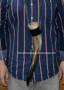 Cuerno vikingo para beber con cuero 500ML - Product Image 2