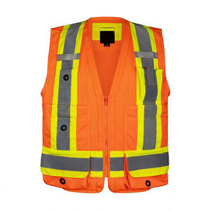 Gilet de sécurité réfléchissant pour le travail avec poches, vêtements de travail haute visibilité pour la construction - Product Image 1