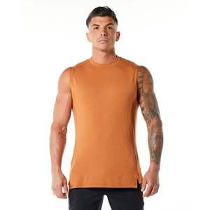 Camisetas de Tirantes para Hombre de Alta Calidad, Personalizadas, al por Mayor, Estilo Gimnasio, Corte Cuadrado, Acanaladas, Talla Grande, Método de Tejido de Punto - Product Image 1