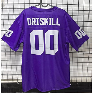Camiseta de Fútbol Americano Personalizada de Talla Grande, Transpirable, de Malla y con Impresión Digital, con Nombre y Número del Equipo - Product Image 6