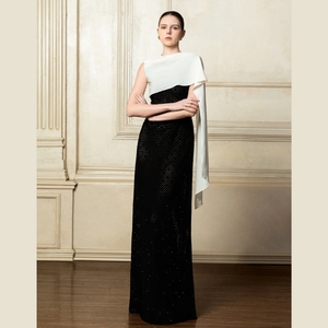 Buena Elección de ropa de mujer vestido ALIYAH vestido largo tela de celosía rústica logotipo personalizado ropa de mujer de moda - Product Image 4