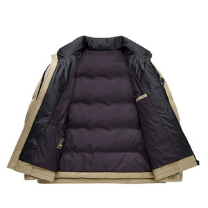 Doudoune matelassée en tricot imperméable pour homme, nouveau style, haute qualité, faible MOQ, respirante, grande taille, unisexe - Product Image 4