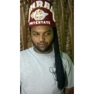 Casquette de fatigue maçonnique pour ancien commandant des Chevaliers Templiers, avec croix rouge et sangle de menton noire, fez brodé SHRINE - Product Image 6