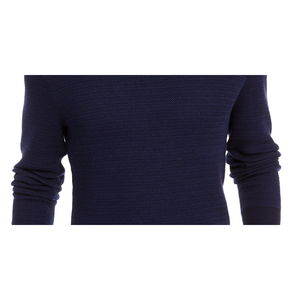 Pull à col rond en coton Supima pour homme Tasso Elba, bleu, taille S, chaud pour l'hiver, cachemire, motif léopard 3D, manches longues, logo imprimé - Product Image 3