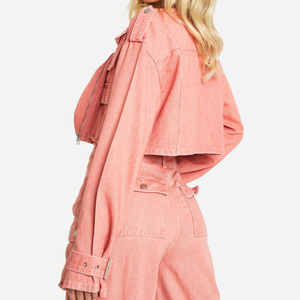 Nueva Colección de Invierno 2024, Chaqueta Vaquera Unisex de Estilo Moderno OEM, Chaqueta de Algodón con Forro de Piel de Oveja, Logotipo Personalizado, Diseño Más Popular - Product Image 6