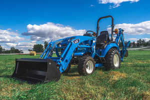 Buy LS Lawn Mower 4x4 Small Tractor Front End Loader Backhoe DIY 2-Stroke Premium Quality <b>Mini</b> Farm Tractor Gear Buy LS Lawn Mow - Product Image 2